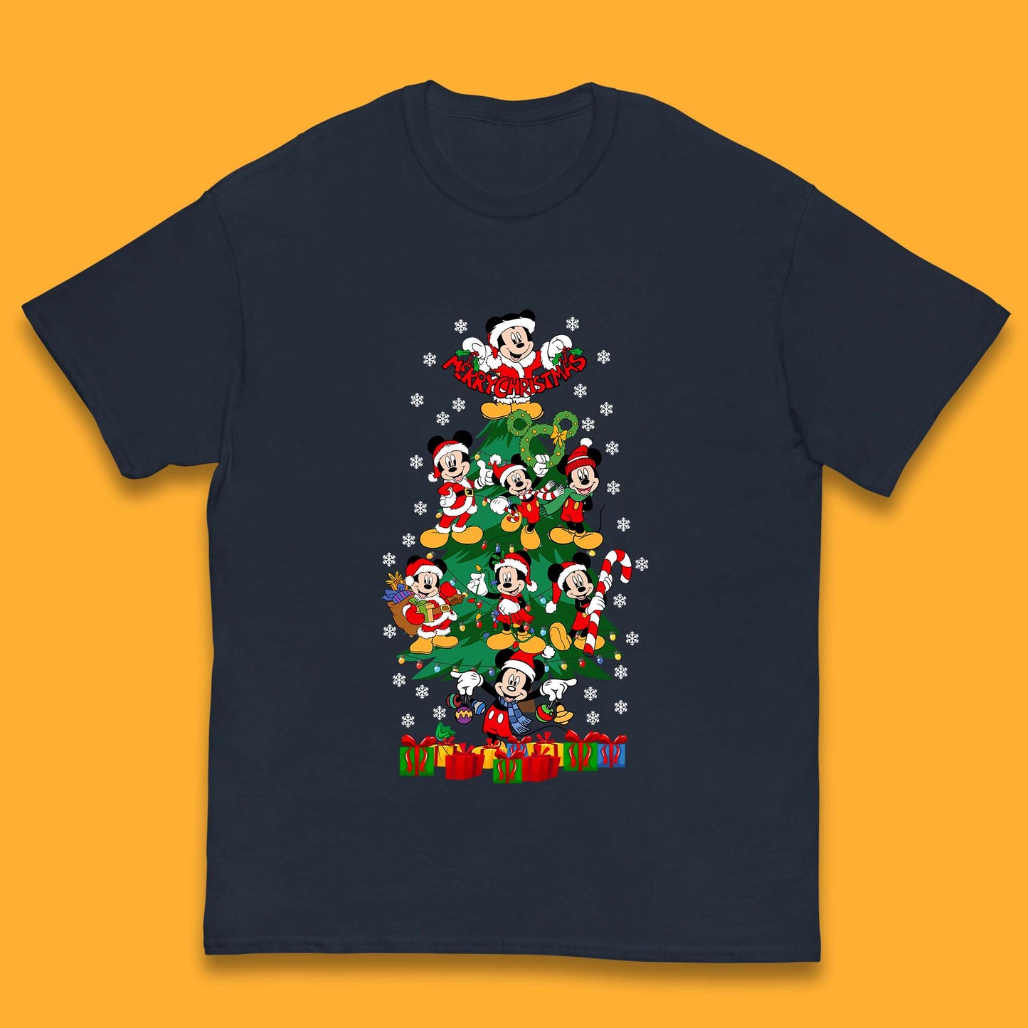 mickey mouse christmas tee