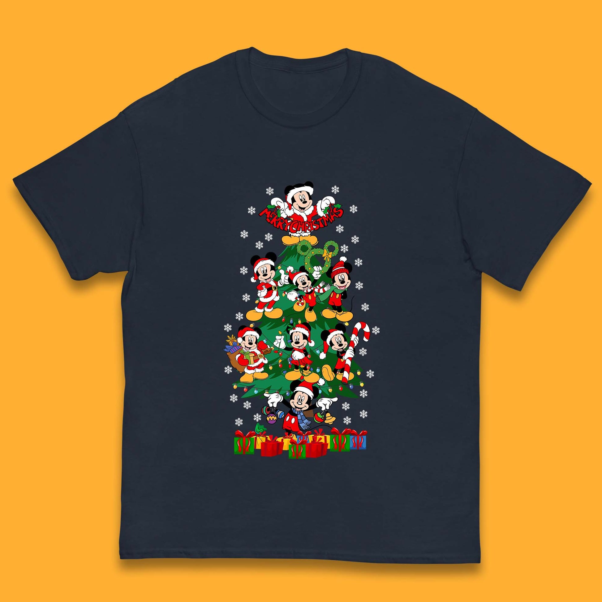 mickey mouse christmas tee