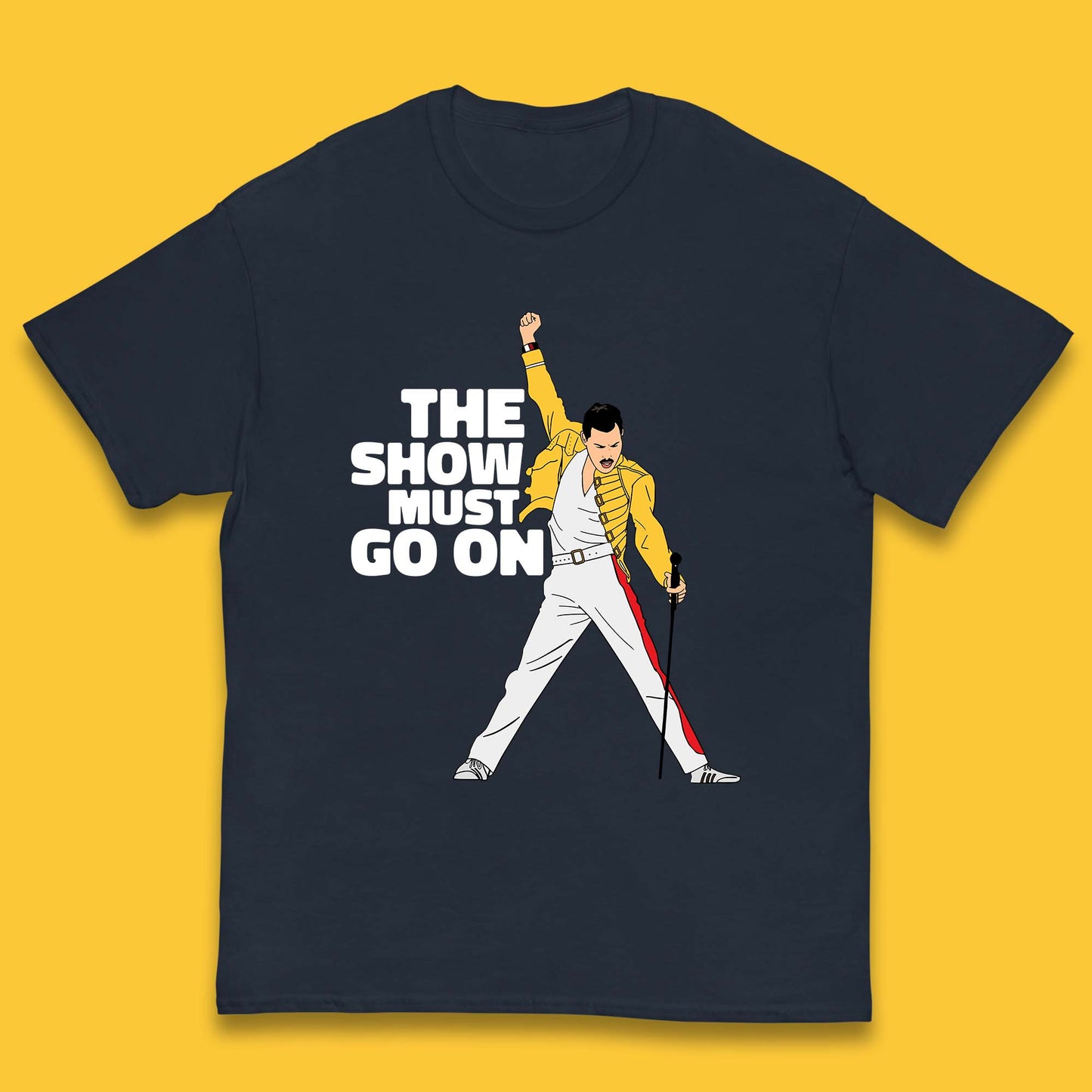 The Show Must Go On Freddie Mercury British Singer Songwriter Kids T Shirt