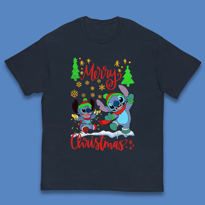 Stitch Squad Christmas Kids T-Shirt