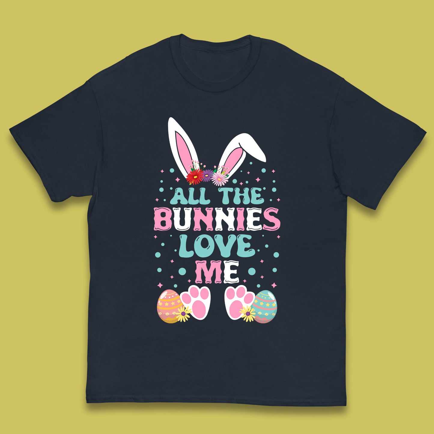 All The Bunnies Love Me Kids T-Shirt