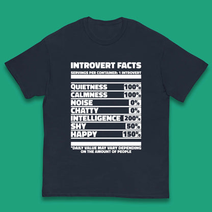 Introvert Facts Kids T-Shirt