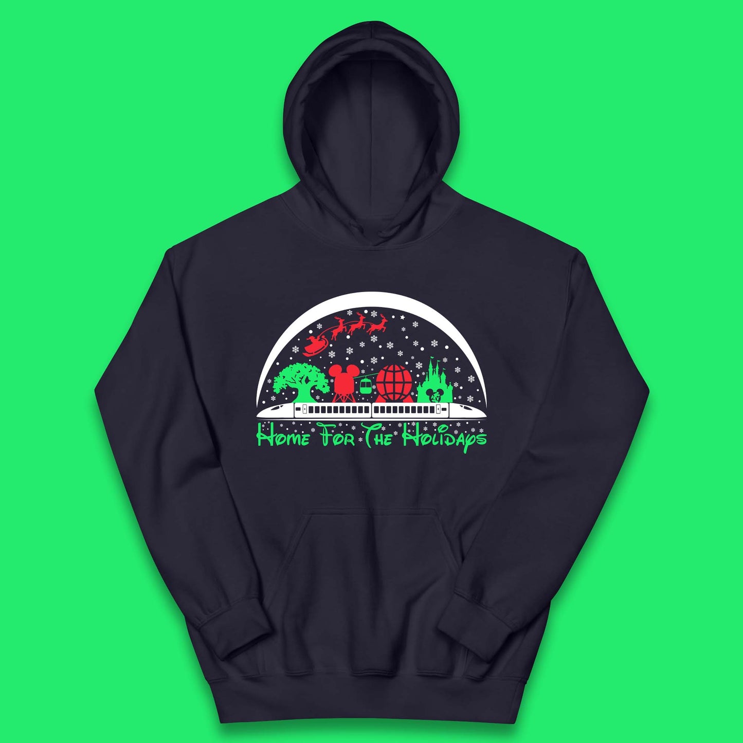 Home For The Holidays Christmas Kids Hoodie