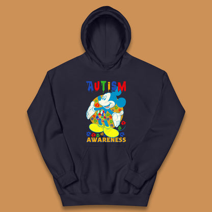 Autism Awareness Mickey Mouse Kids Hoodie