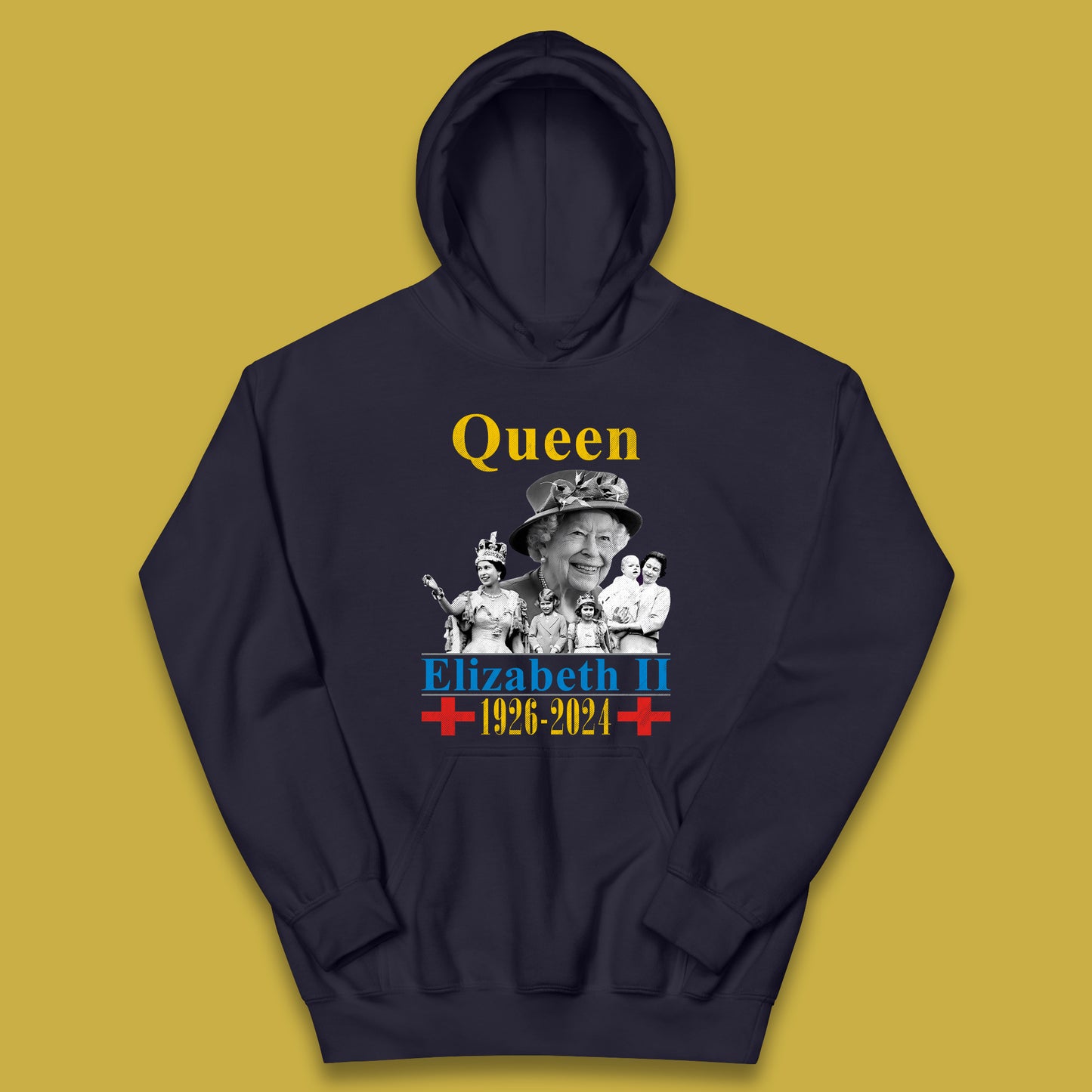 Queen Elizabeth II Kids Hoodie