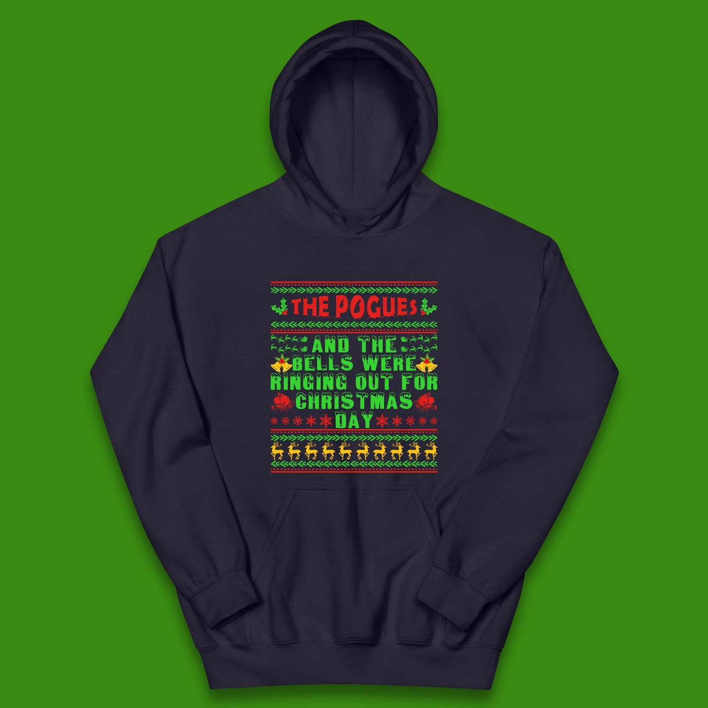 The Pogues Christmas Day Kids Hoodie