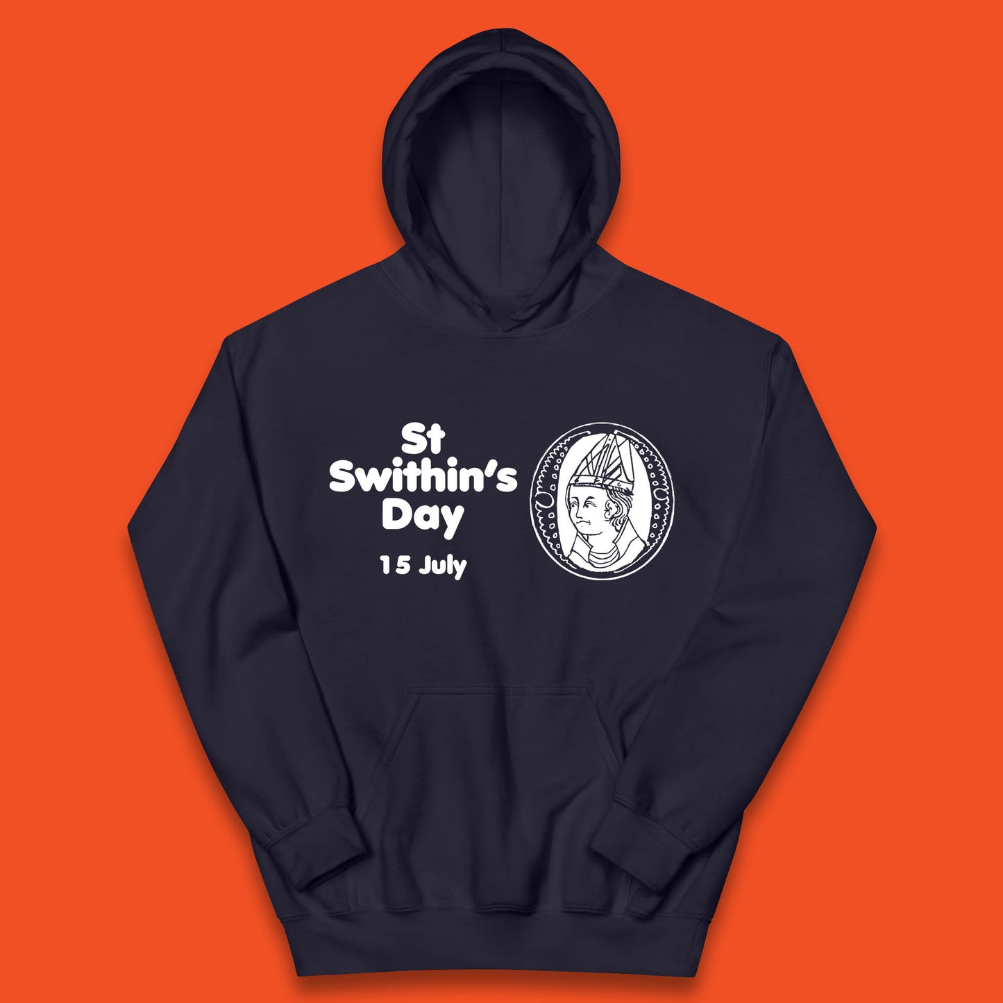 St. Swithin's Day 15 July Saint Swithun's Day Weather Folklore Kids Hoodie