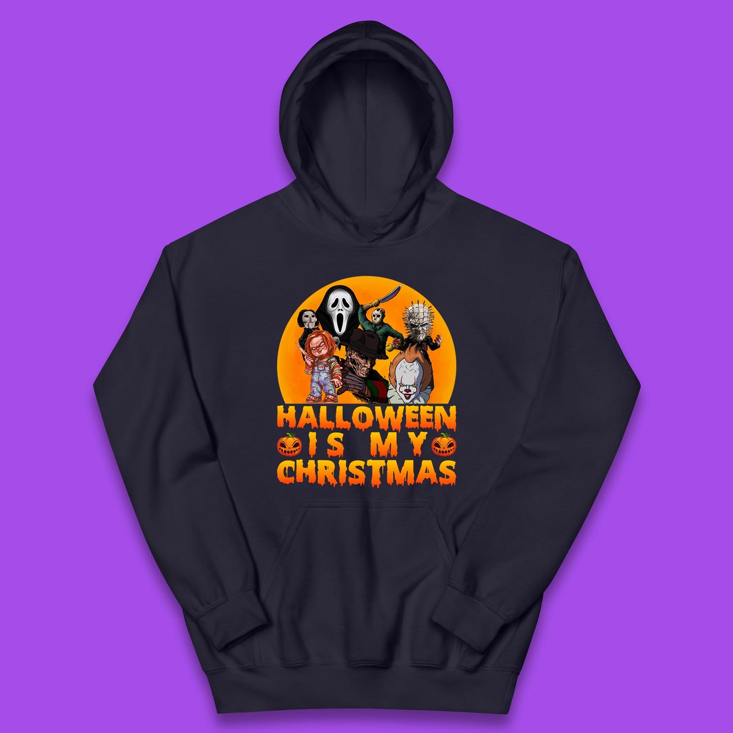 iconic horror movie characters hoodie