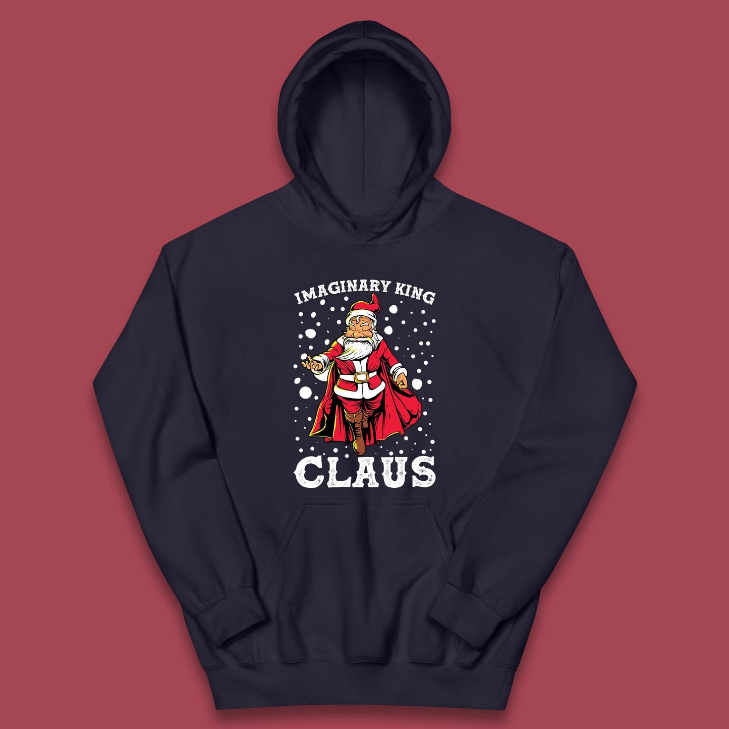 Imaginary King Claus Christmas Kids Hoodie