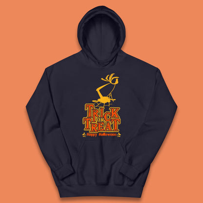 Happy Halloween Trick Or Treat Horror Scary Spooky Season Kids Hoodie