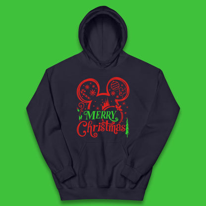 mickey mouse head christmas hoodie