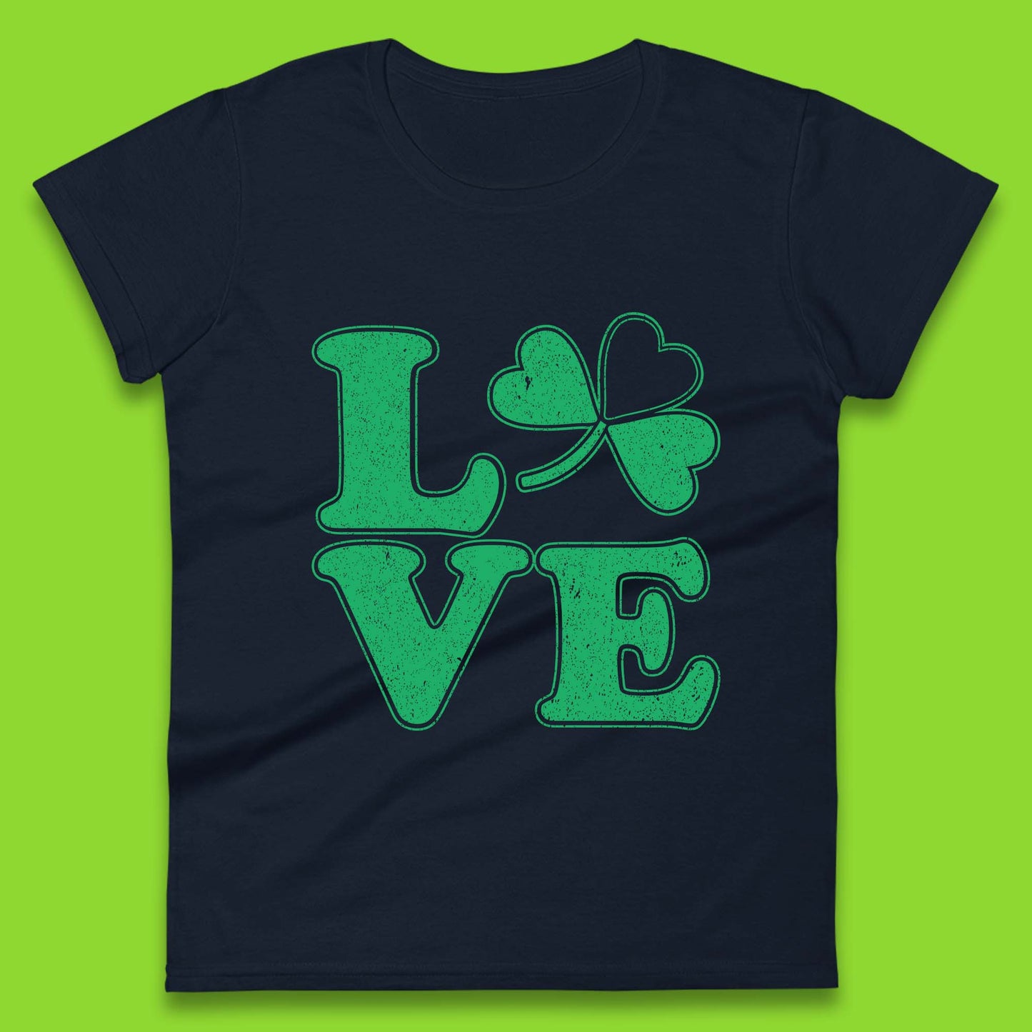 Shamrock Love Womens T-Shirt