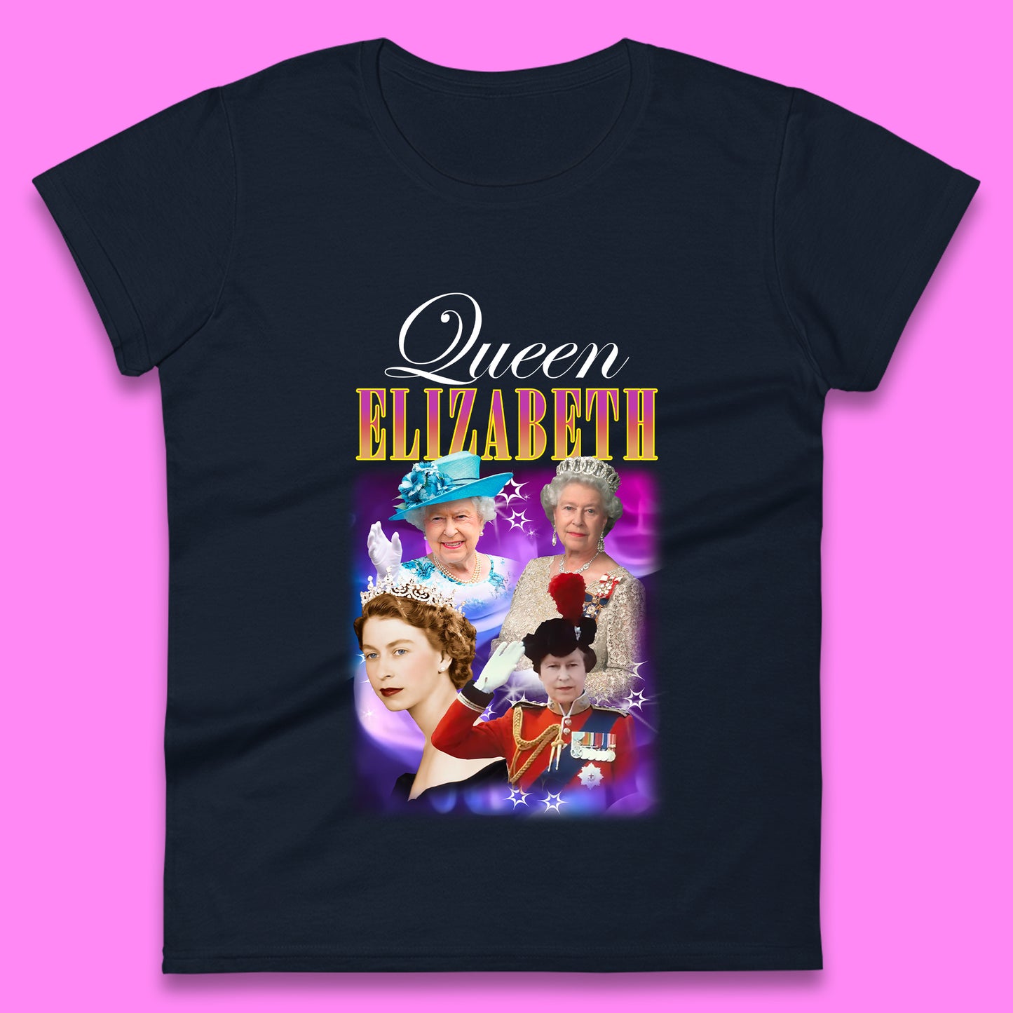 Queen Elizabeth Womens T-Shirt