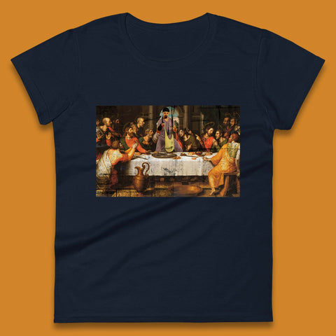 Jesus Quintana The Big Lebowski Dude Last Supper By Juan De Juanes Christmas Religious Christian Motives Womens Tee Top