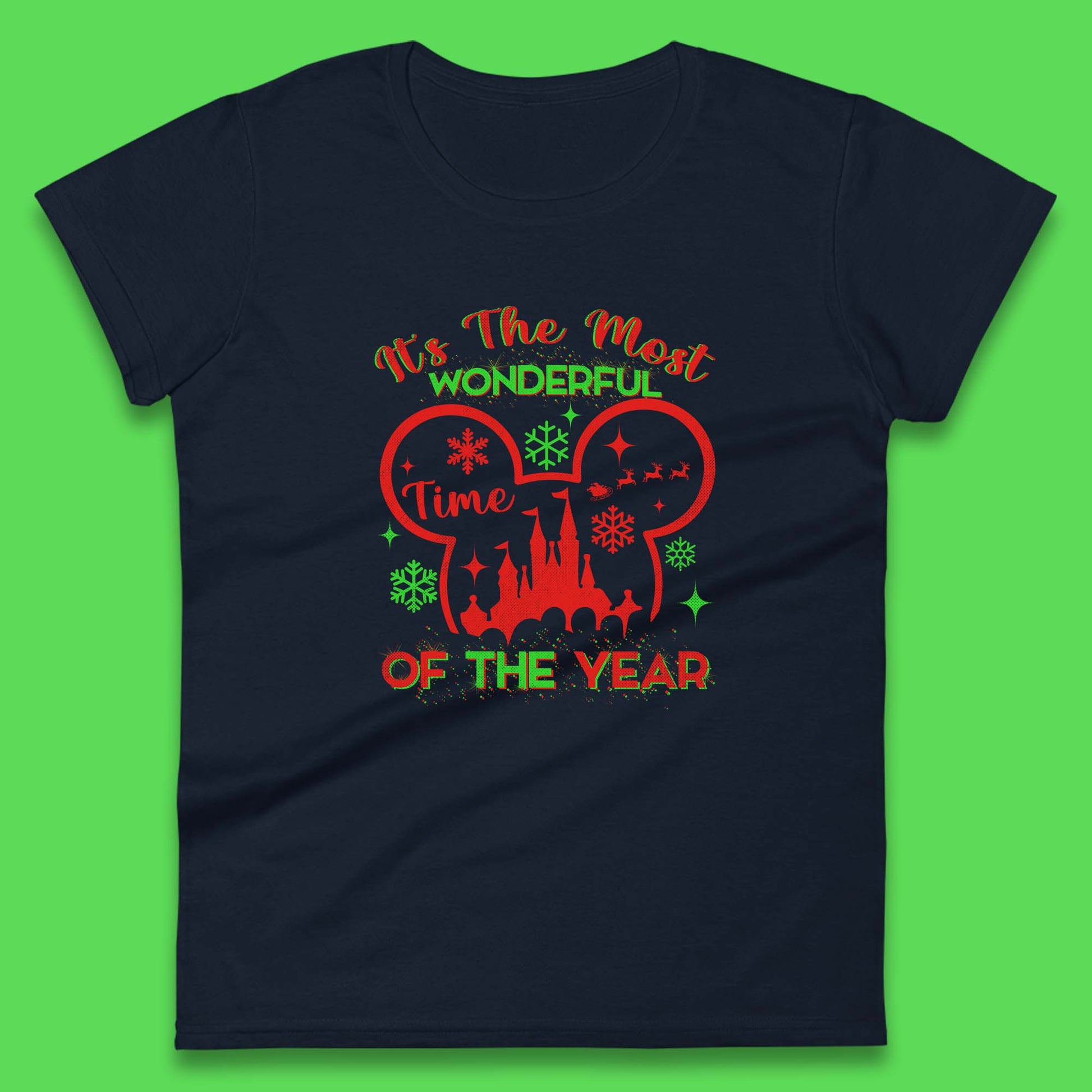 womens disney christmas t shirts