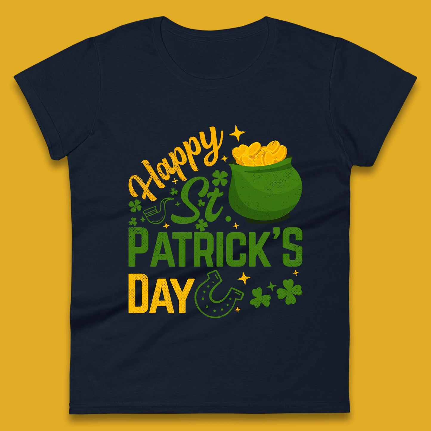 Happy St Patrick's Day Womens T-Shirt