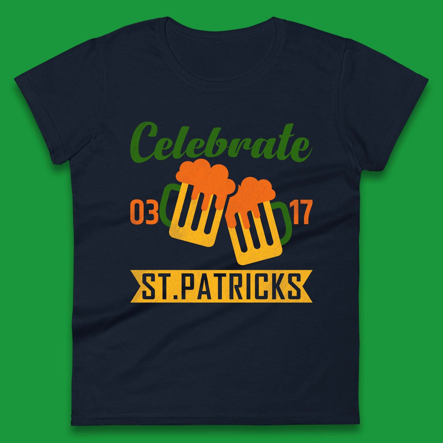 Celebrate St. Patricks Day Womens T-Shirt