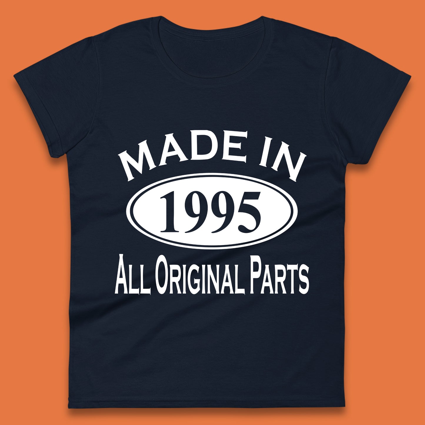 Made In 1995 All Original Parts Vintage Retro 28th Birthday Funny 28 Years Old Birthday Gift Womens Tee Top