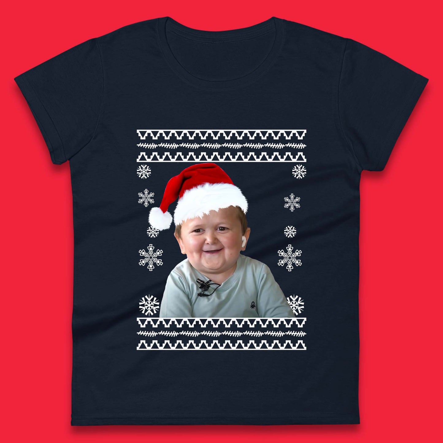 Santa Hasbulla Magomedov Christmas Womens T-Shirt