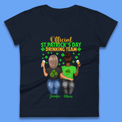 Personalised St. Patrick's Day Drinking Team Womens T-Shirt