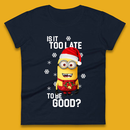 Minion Christmas Womens T-Shirt