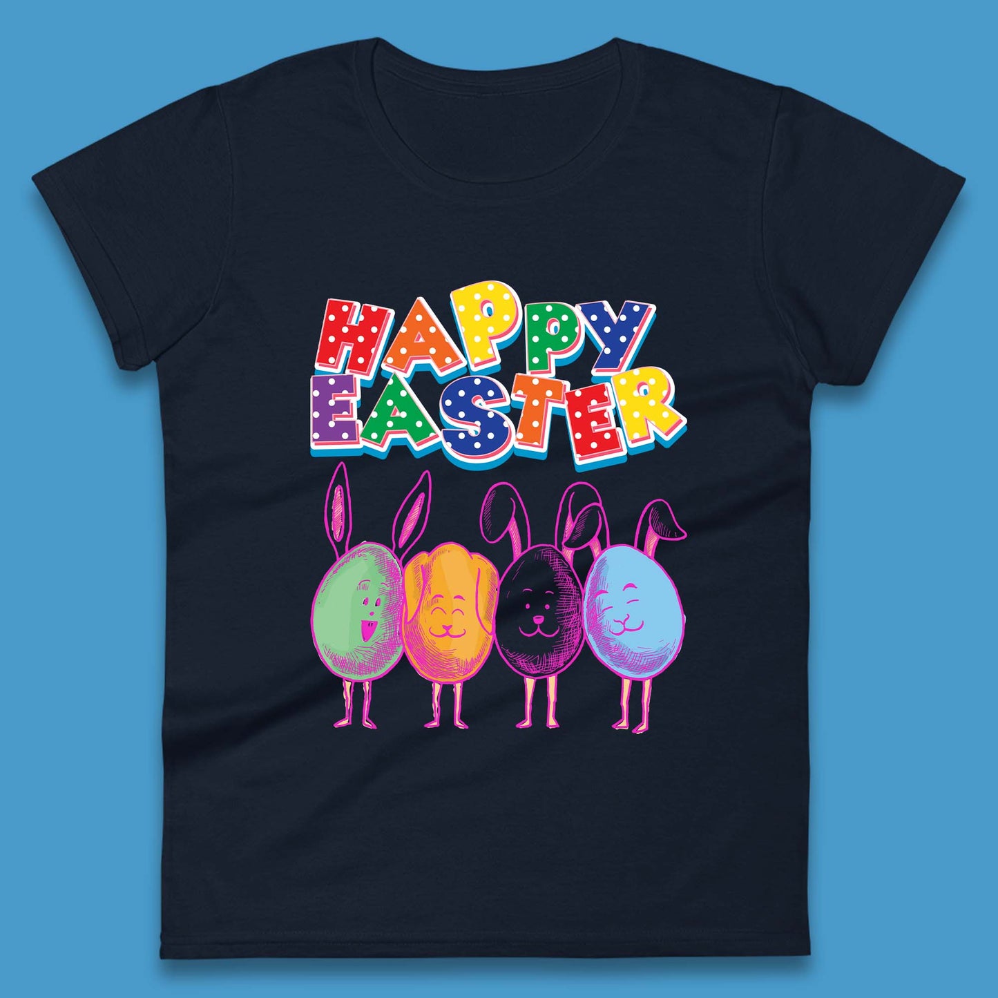 Happy Easter Womens T-Shirt