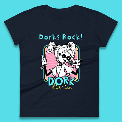 Dorks Rock Dork Diaries Womens T-Shirt