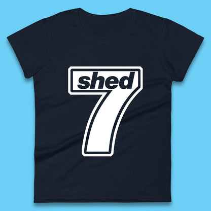 Shed Seven Rock Band Shed 7 Going For Gold Album Promo Alternative Indie Rock Britpop Band Womens Tee Top