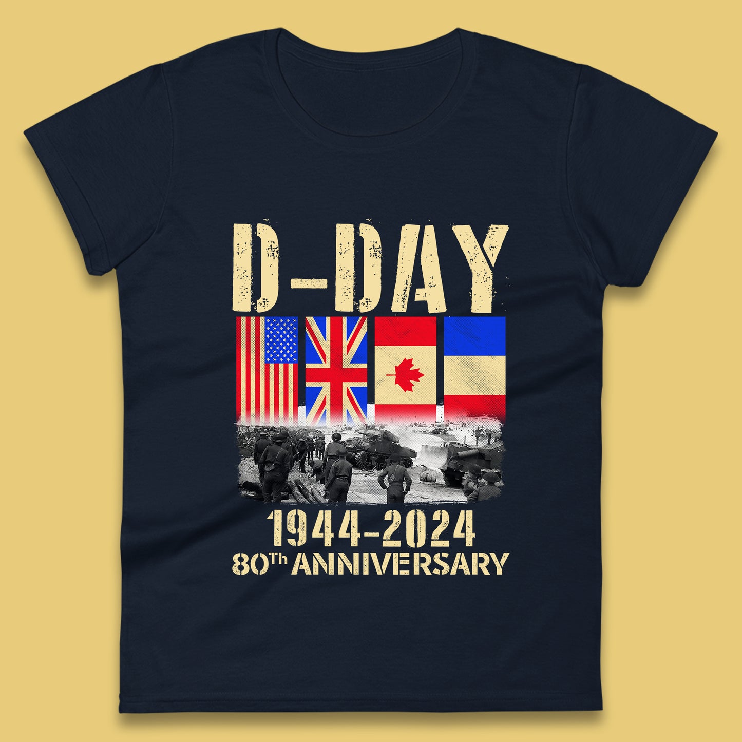 D-Day 80th Anniversary Womens T-Shirt