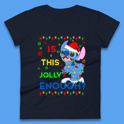 christmas stitch is this jolly enough womens t shirt