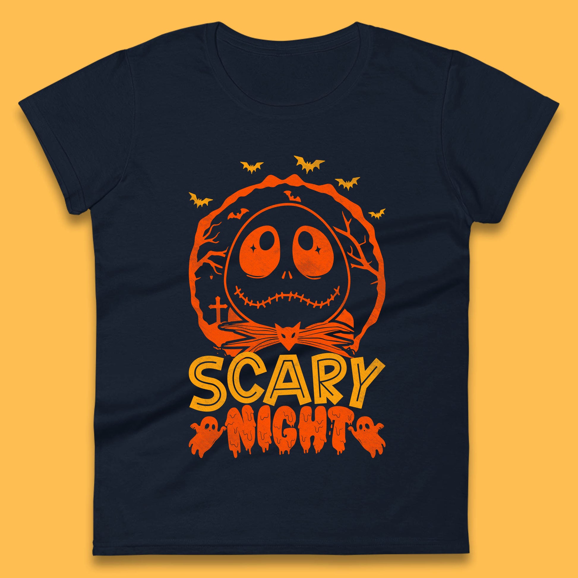 jack skellington womens t shirt