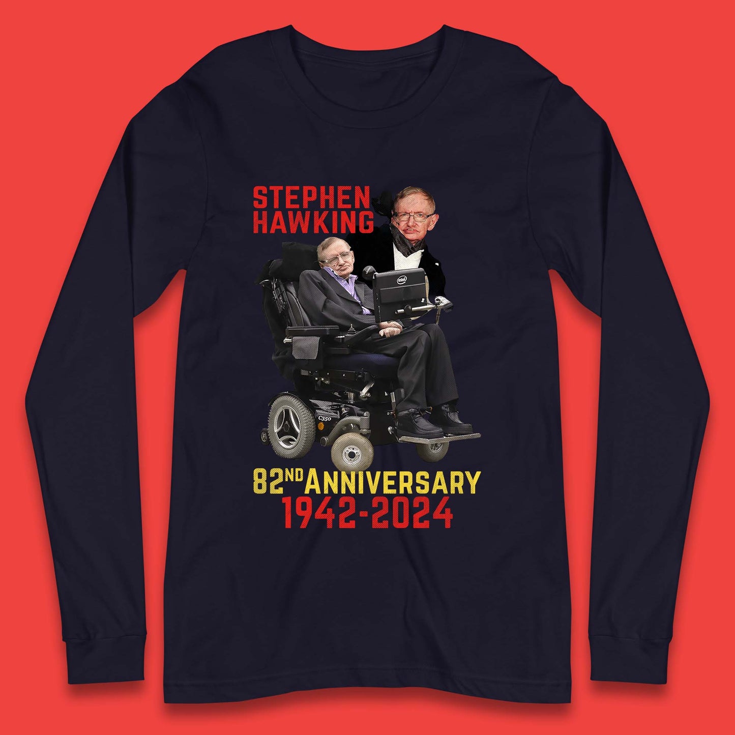 Stephen Hawking Long Sleeve T-Shirt