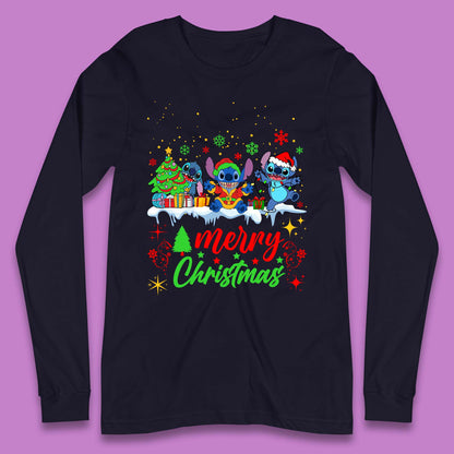 Stitch Squad Christmas Long Sleeve T-Shirt