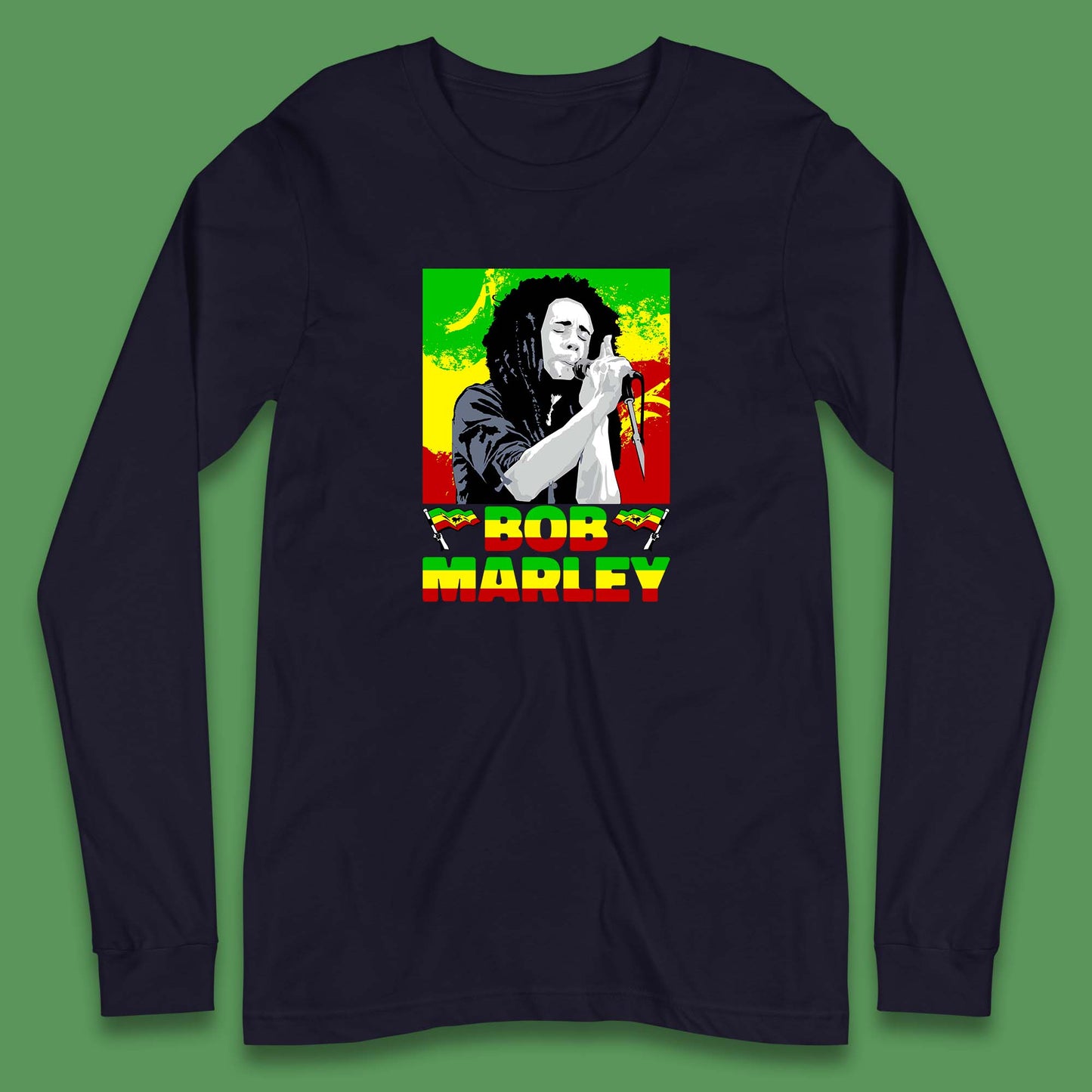 Long Sleeve Bob Marley Shirt