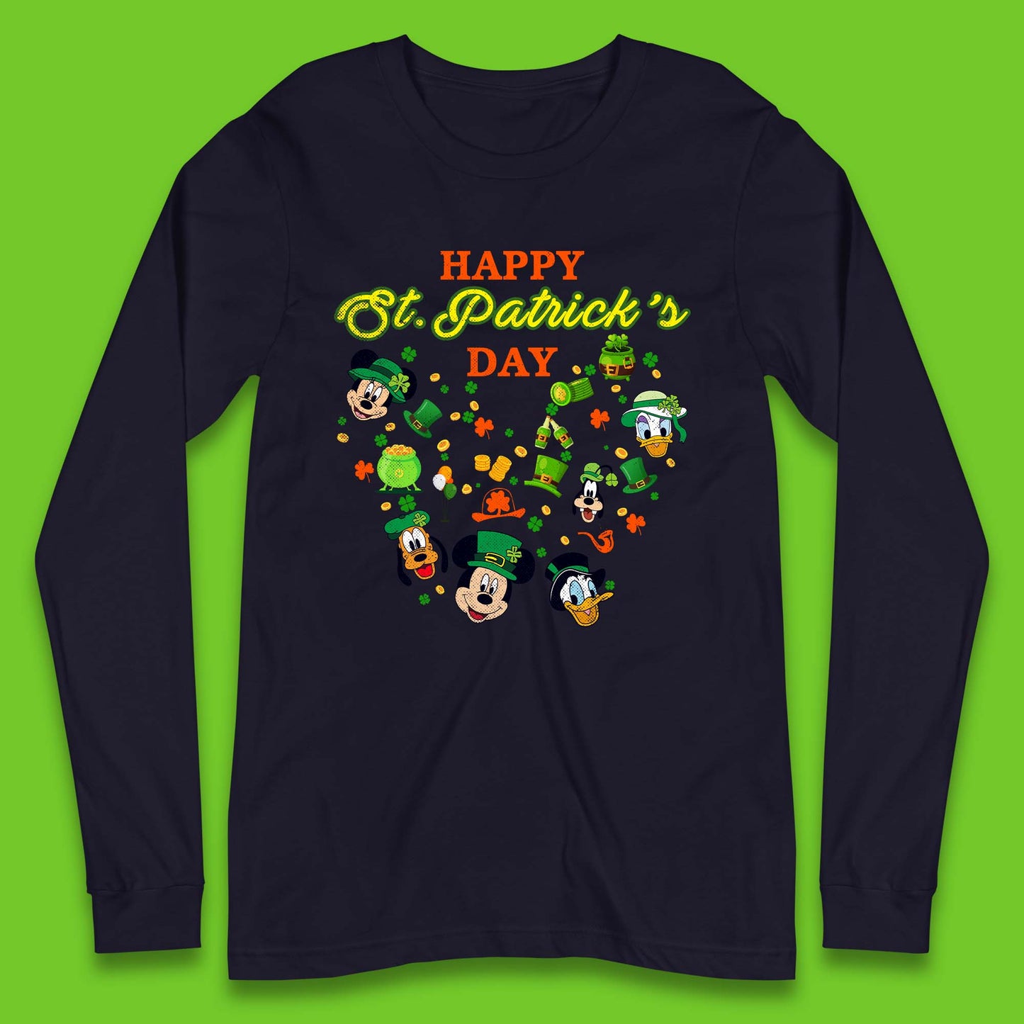 Disney Happy St. Patrick's Day Long Sleeve T-Shirt