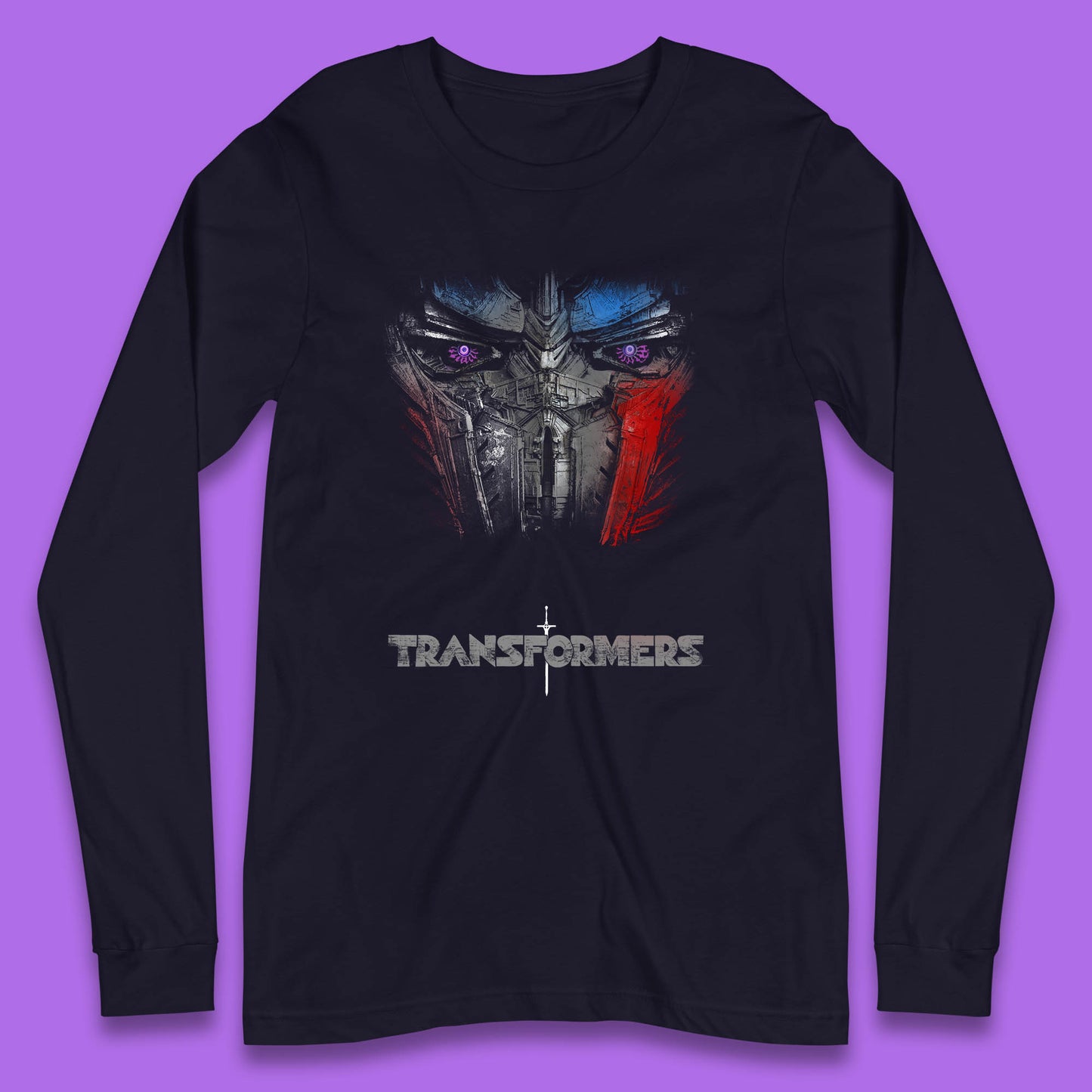 Transformers The Last Knight Optimus Prime Autobot Science Fiction Action Adventure Movie Long Sleeve T Shirt