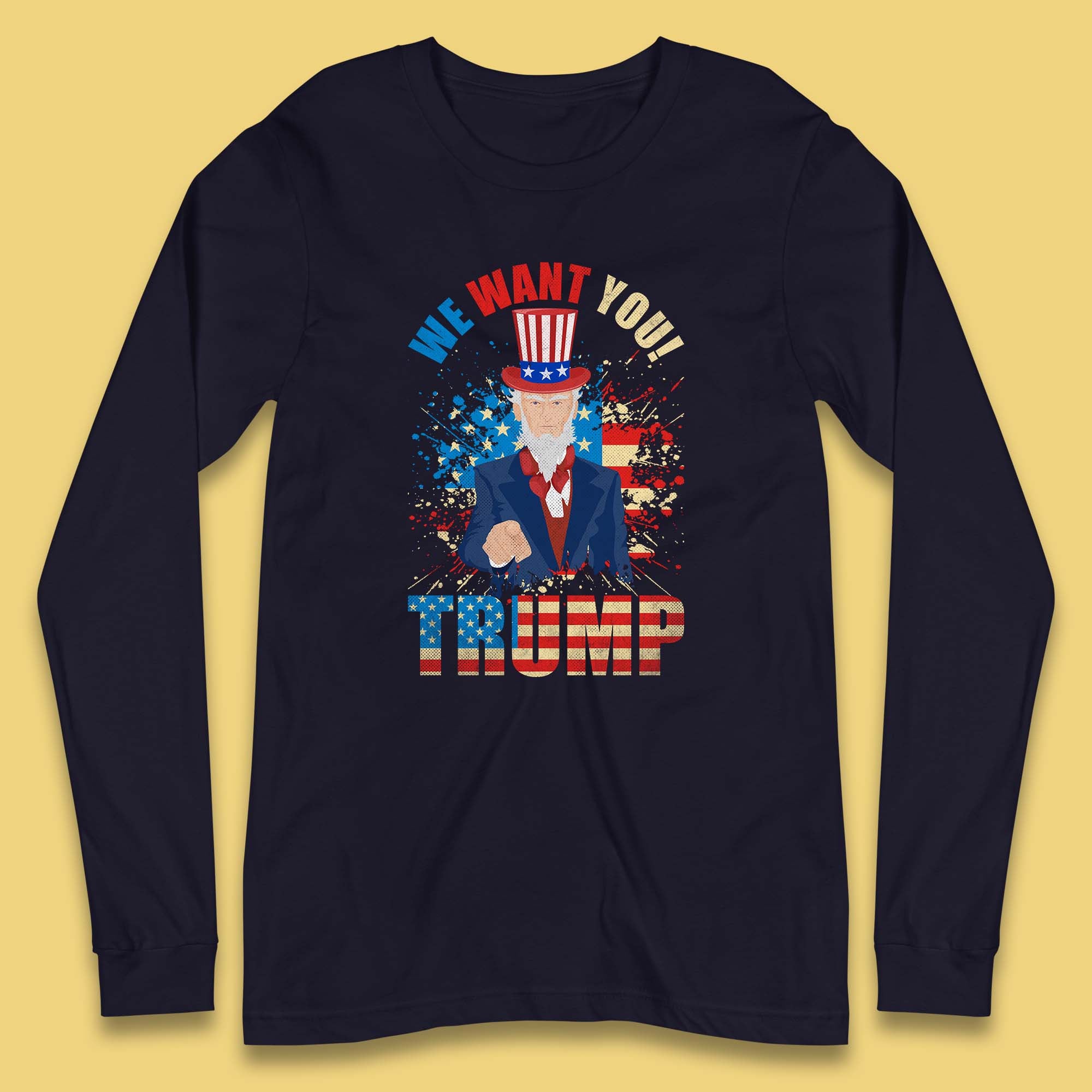 Long sleeve 2025 trump shirt