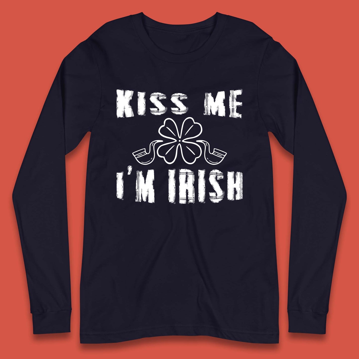 Kiss Me I'm Irish St. Patrick's Day Long Sleeve T-Shirt