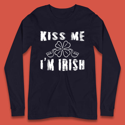 Kiss Me I'm Irish St. Patrick's Day Long Sleeve T-Shirt