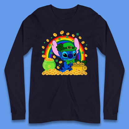 Disney Stitch St Patrick's Day Long Sleeve T-Shirt