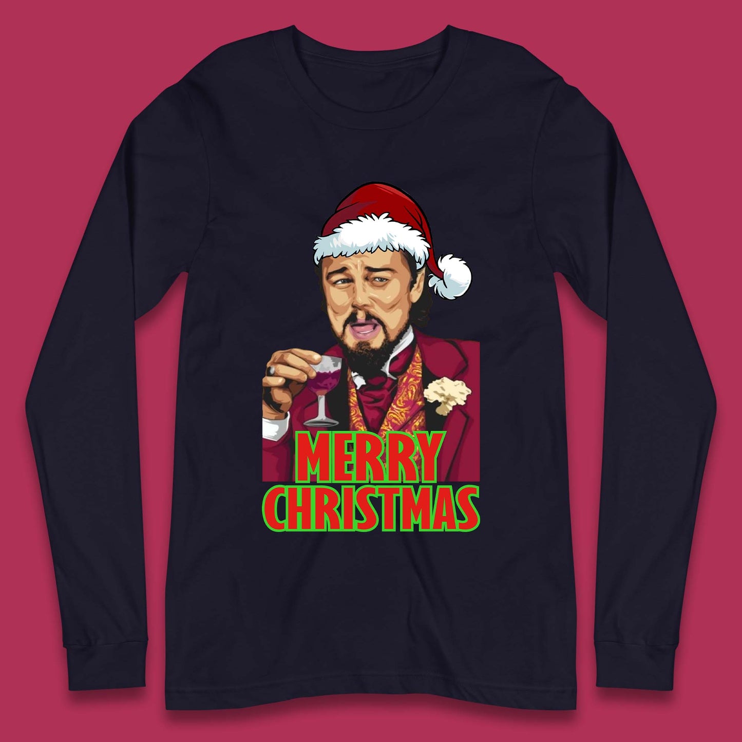 Leonardo DiCaprio Christmas Long Sleeve T-Shirt