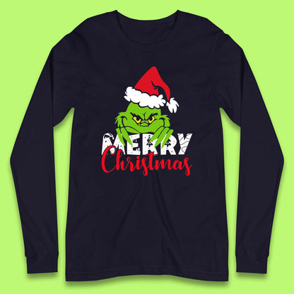 merry christmas grinch long sleeve t shirt