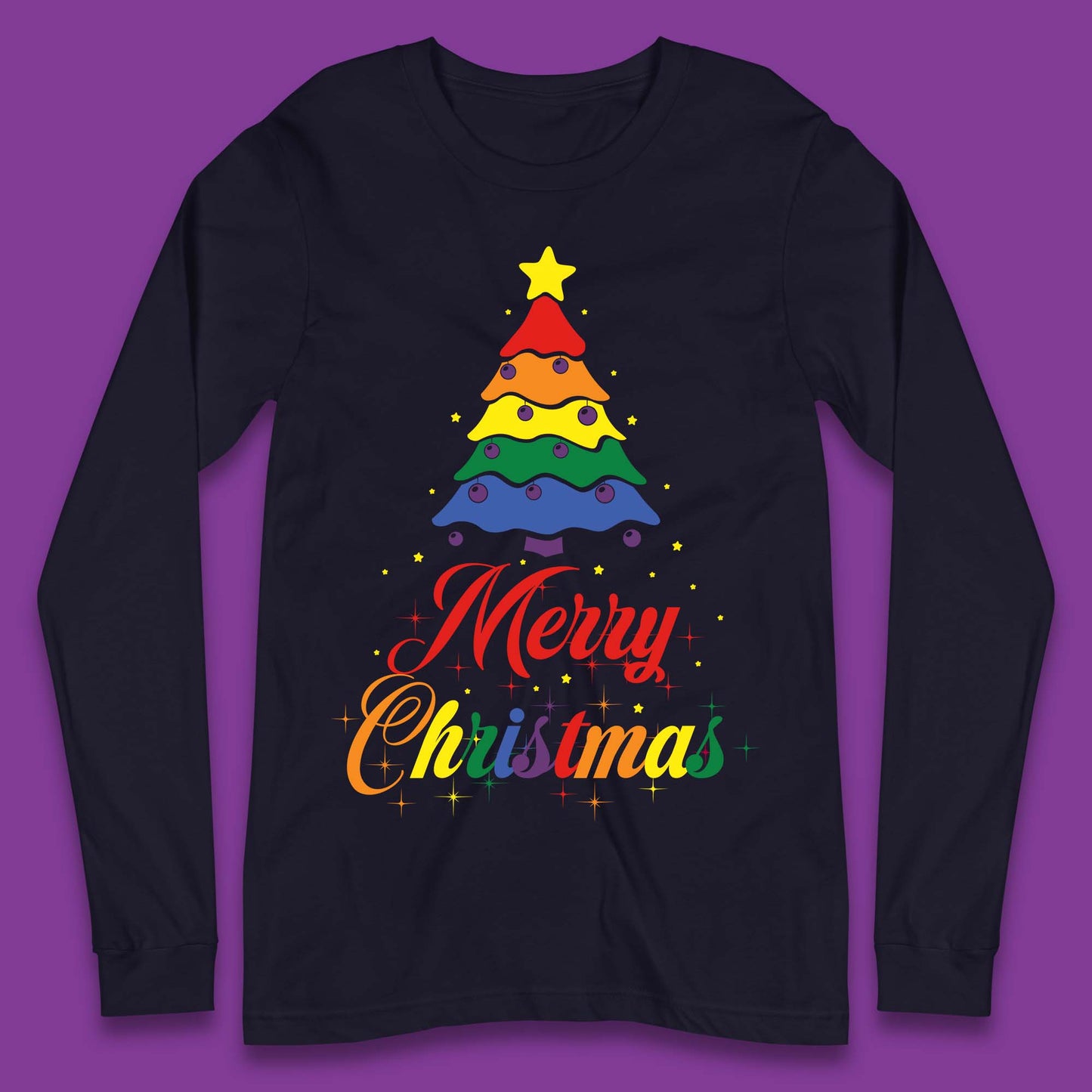 Pride Christmas Tree Long Sleeve T-Shirt