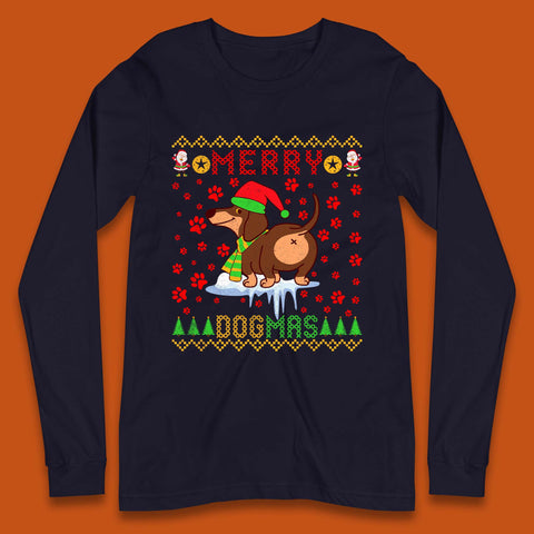 Merry Dogmas Christmas Long Sleeve T-Shirt