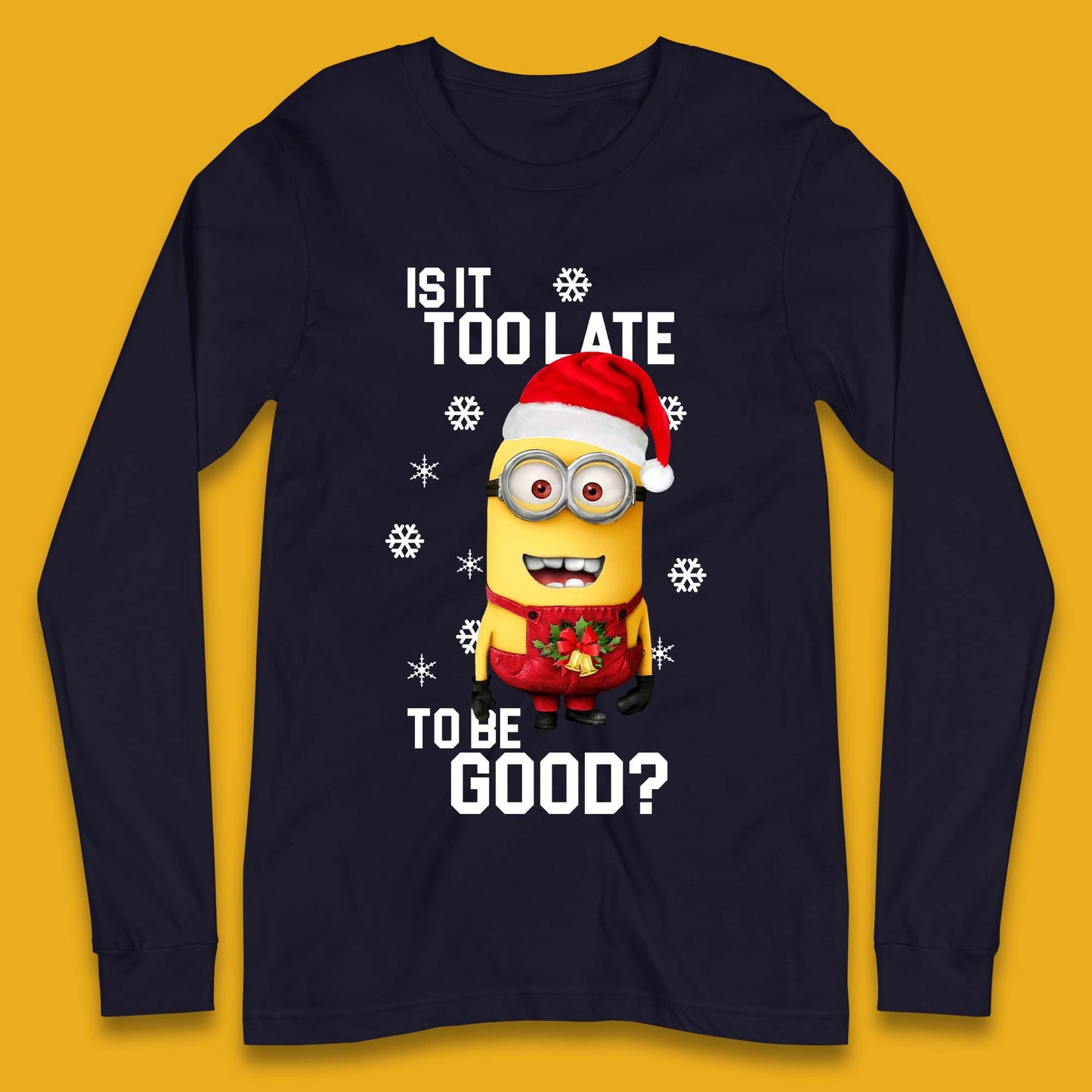 Minion Christmas Long Sleeve T-Shirt