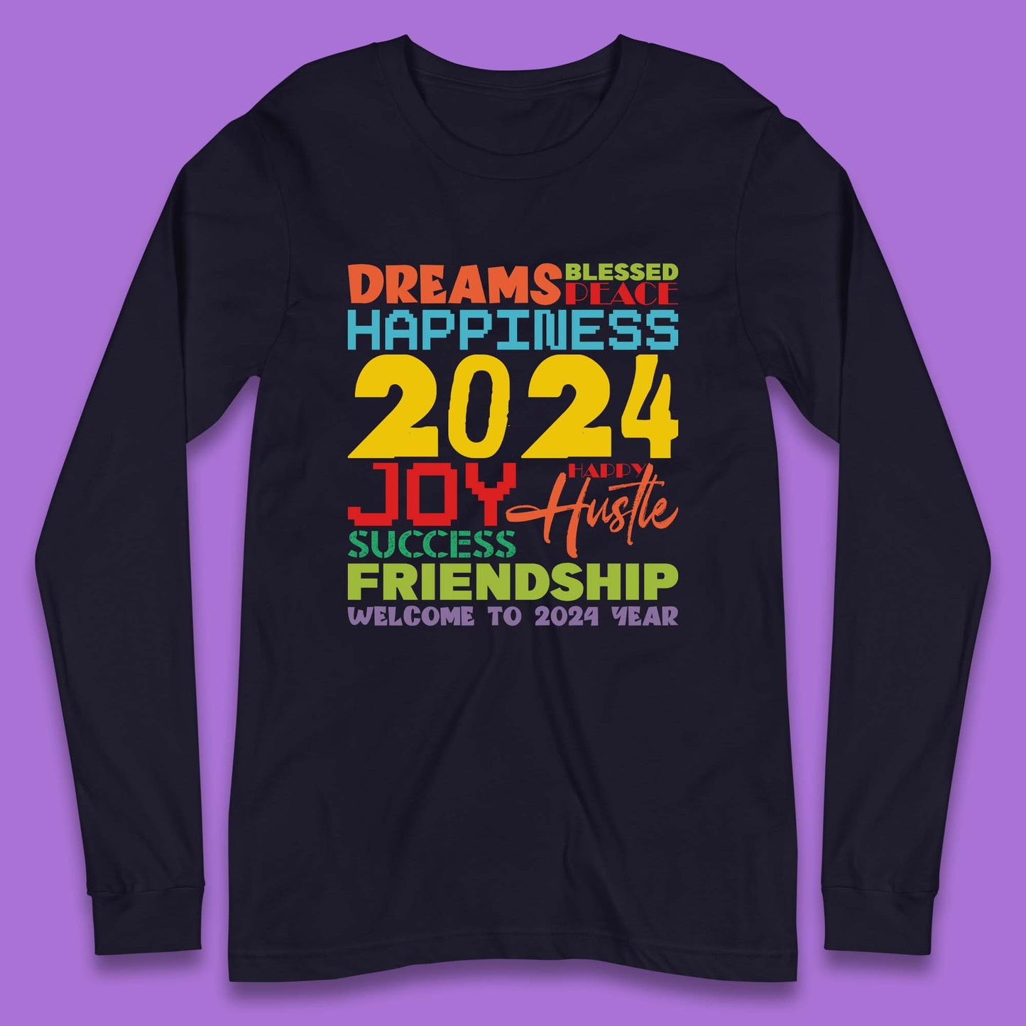 Welcome To 2024 Year Long Sleeve T-Shirt