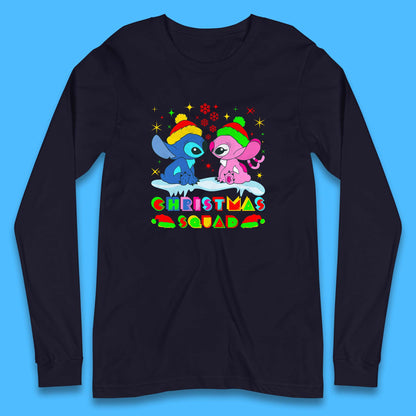 stitch and angel christmas t shirt