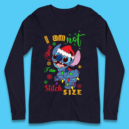 Stitch Size Christmas Long Sleeve T-Shirt