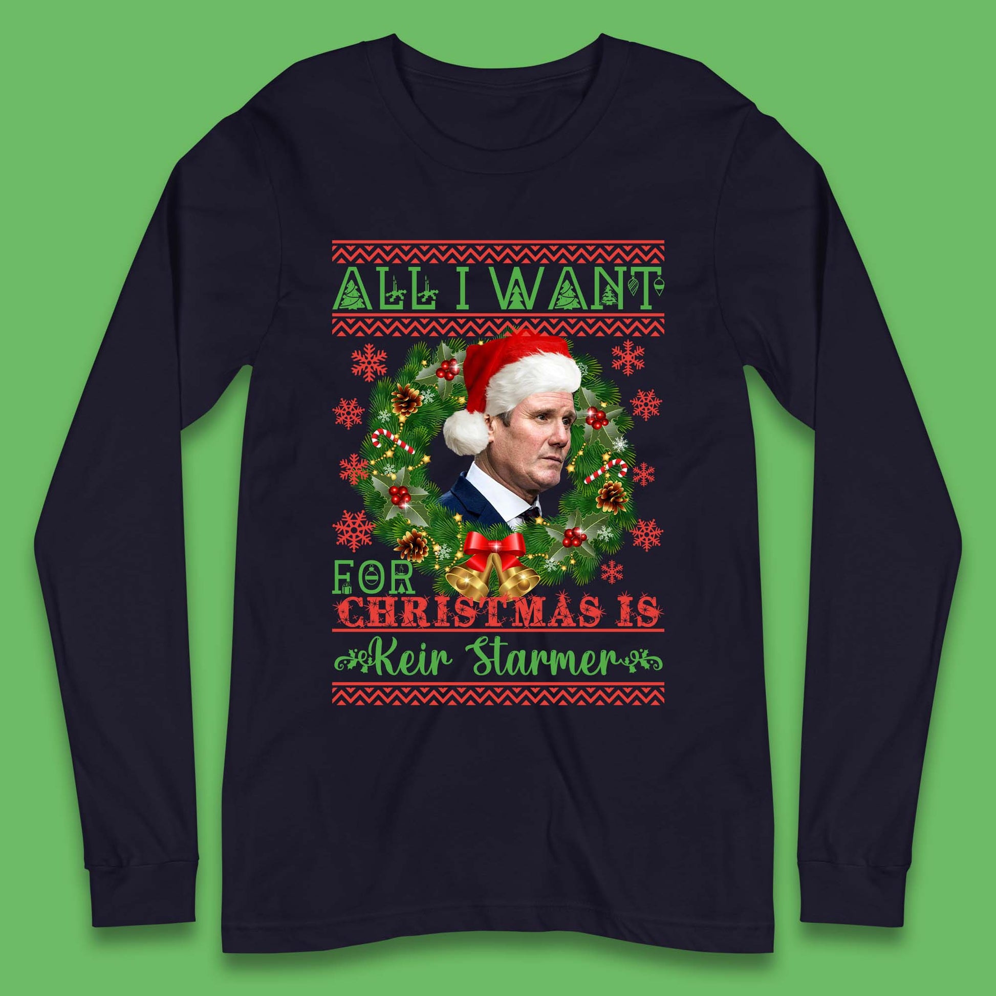 keir starmer christmas long sleeve t shirt