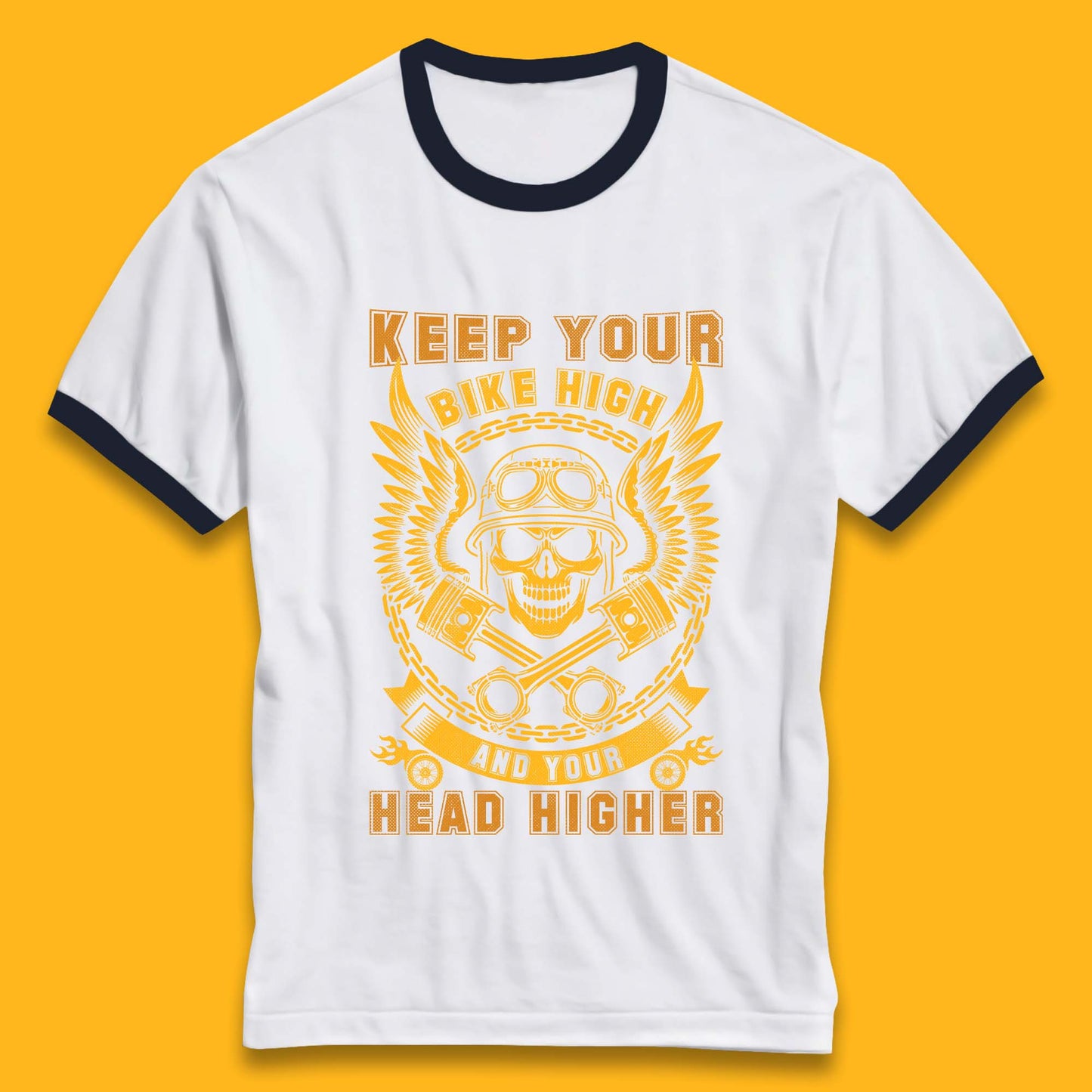 Keep Your Bike High Ringer T-Shirt